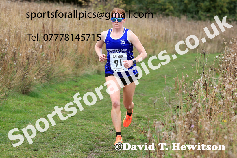SSenior Womens Relay, 2025 Farringdon Cross Country Relays, Sunderland. Photo: David T. Hewitson/Sports for All Pics